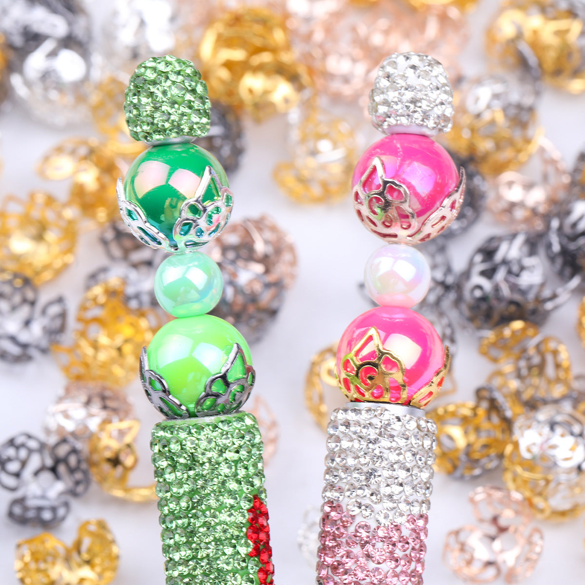 Alloy Flower Spacer Beads