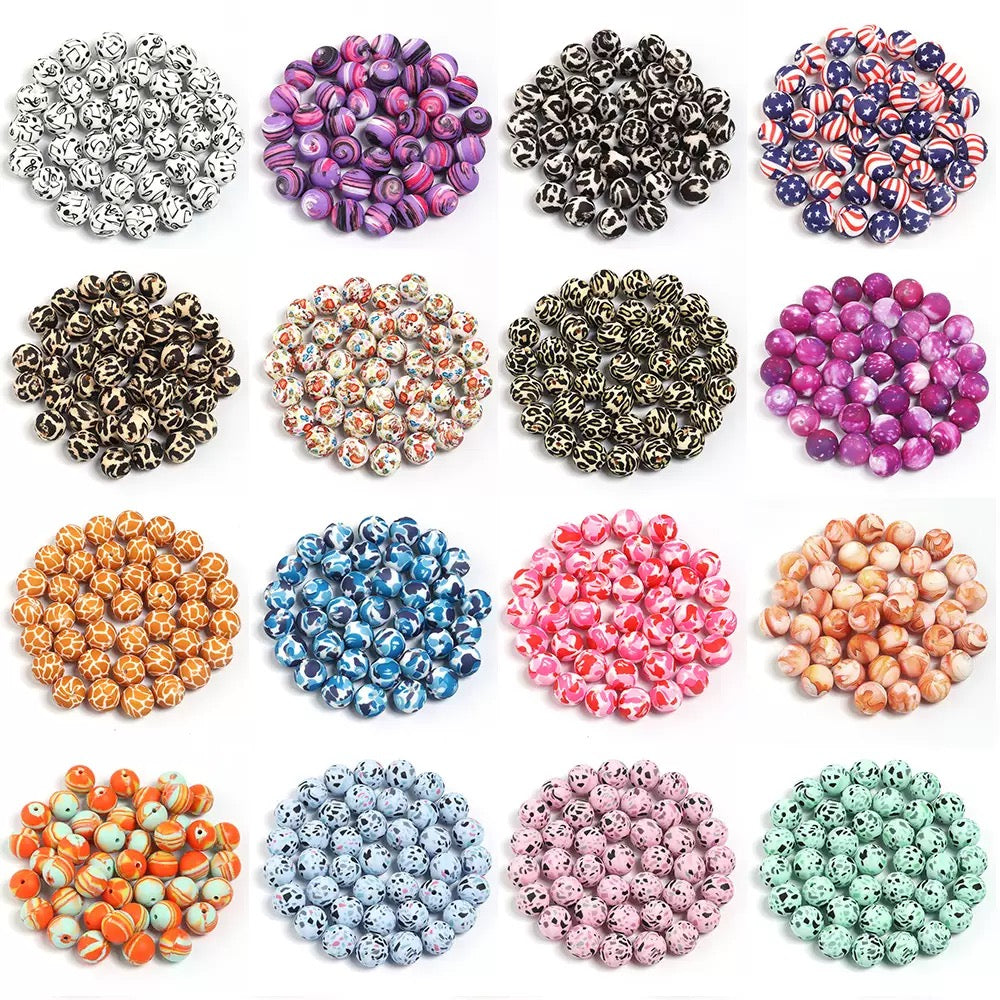 New! DIY silicone beads for beadable pens, phone chains, key chains, etc.
