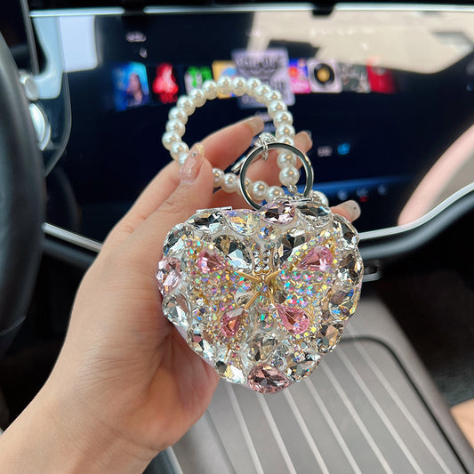 3D Butterfly Full-Diamond Makeup Mirror