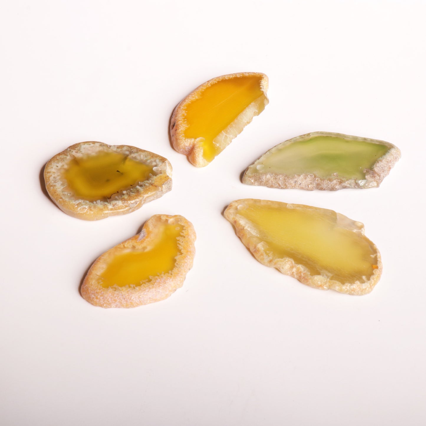 Natural Agate Slice, Random Color Natural Stone Slice, Jewelry Making Gemstones for Beading and Crafting, Jewelry Accessories