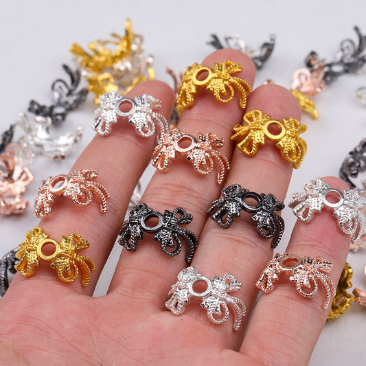 Alloy Flower Spacer Beads