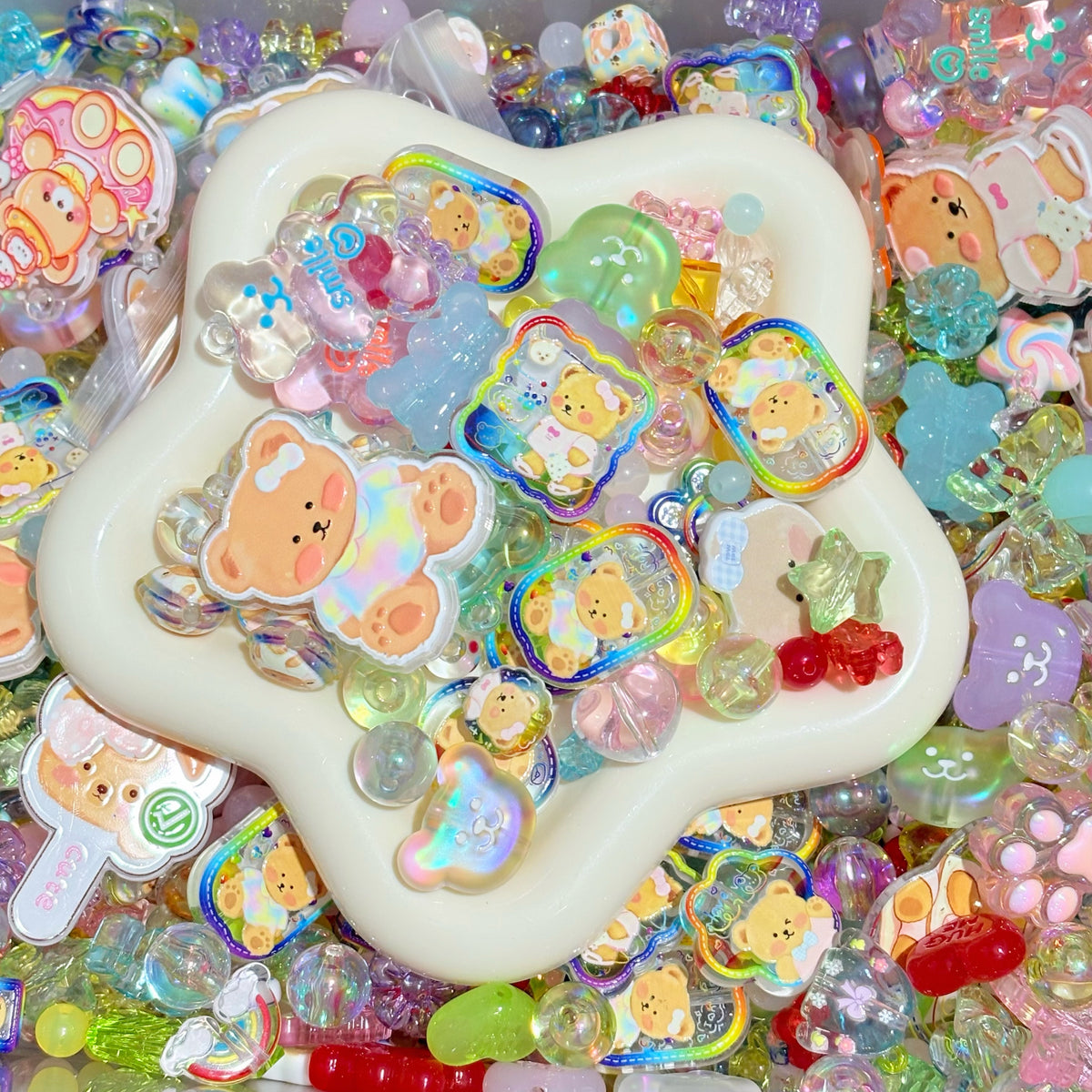Themed Acrylic Mixed Beads