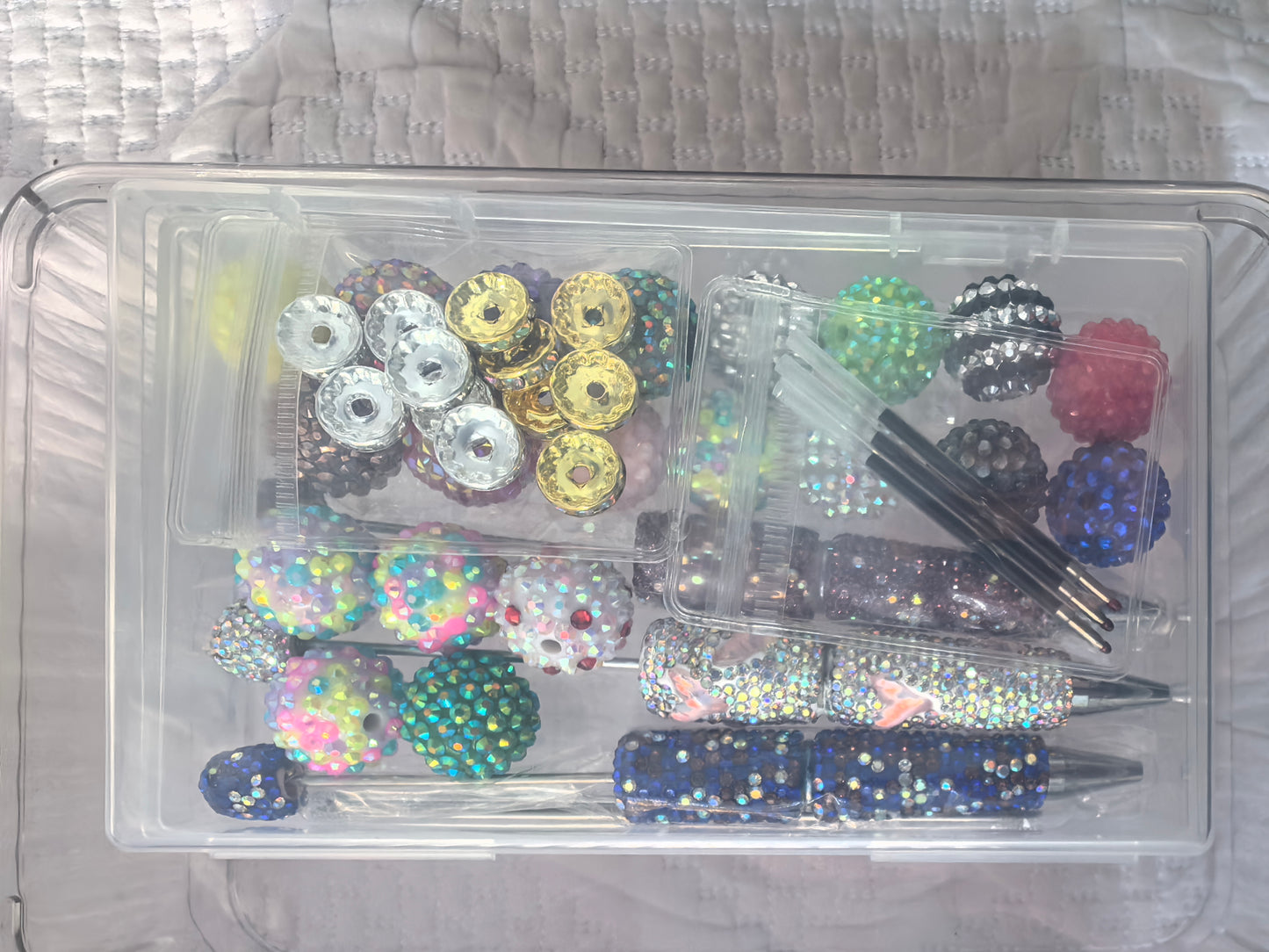 20mm Acrylic Full-Diamond Bead New Pen Set Live Stream Color Scheme Selection