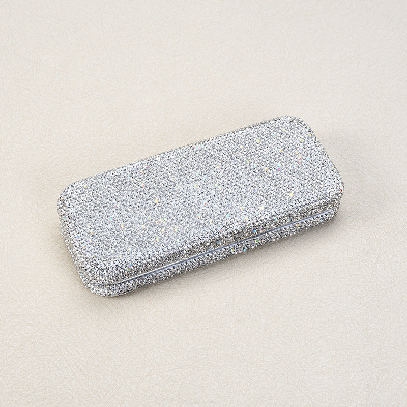 Bling Rhinestone Glasses Case Decorative Sunglasses Reading Glasses Holder Case Eyes Glasses Storage Organizer