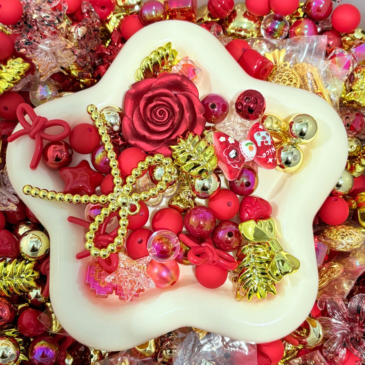 Themed Acrylic Mixed Beads