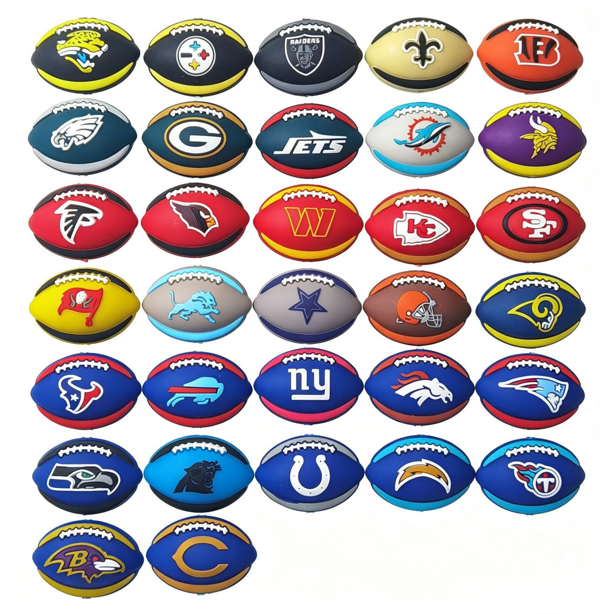 American Football Beads and Topeers