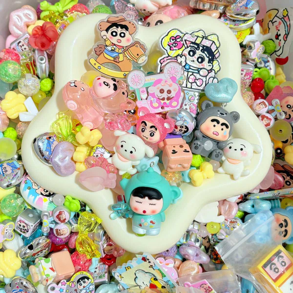 Themed Acrylic Mixed Beads