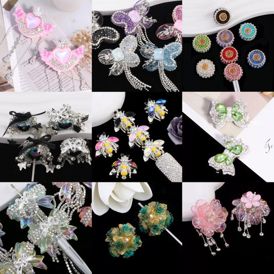New! DIY Focal beads for Phonechain,  Pens, Keychains, Car hangers