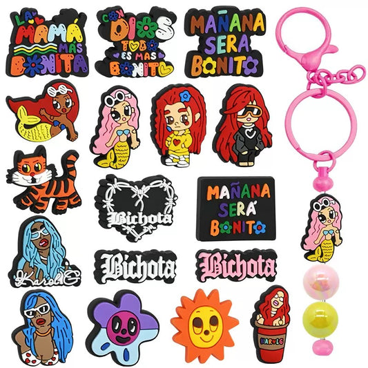 Irregular silicone focal beads(No Game!) for pens, phonechians, and key chains.