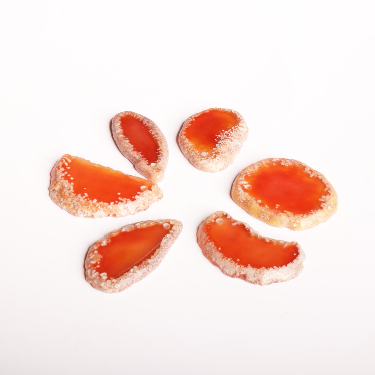 Natural Agate Slice, Random Color Natural Stone Slice, Jewelry Making Gemstones for Beading and Crafting, Jewelry Accessories