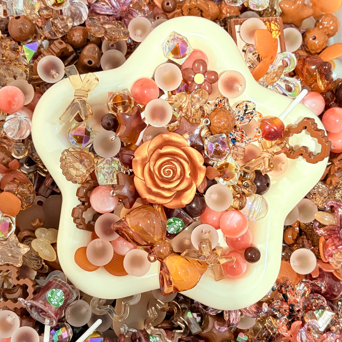 Themed Acrylic Mixed Beads