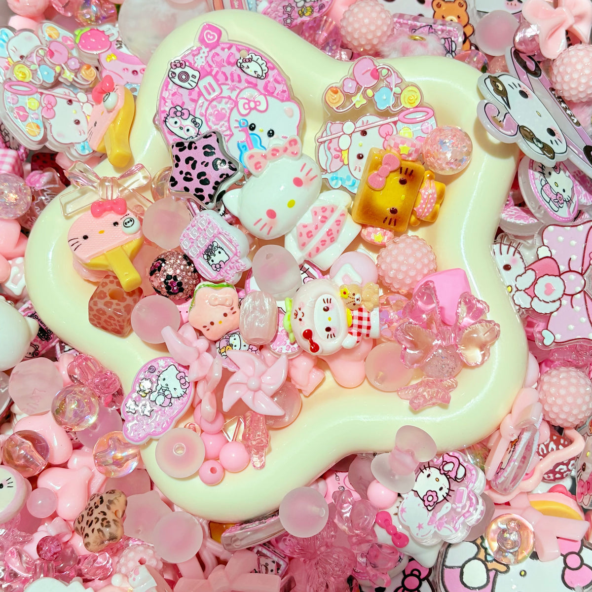 Themed Acrylic Mixed Beads